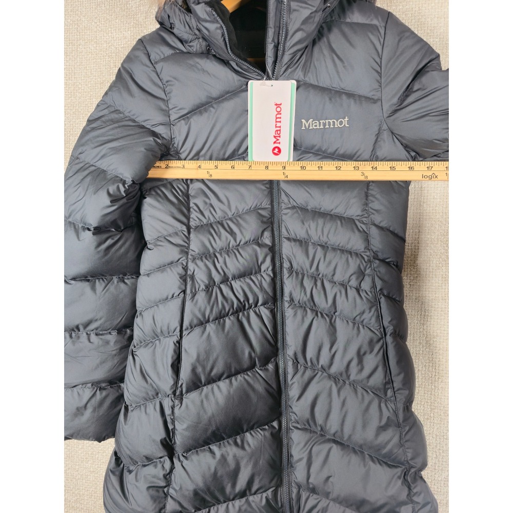 Marmot Montreal Coat Womens Size XS‎ Dark Steel Gray 700 Fill Down Puffer Parka - Picture 6 of 12